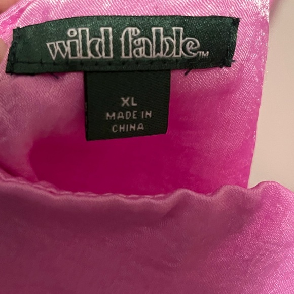 Wild Fable Vibrant Purple Lightweight Silk Like Halter Top NWT - Picture 8 of 9